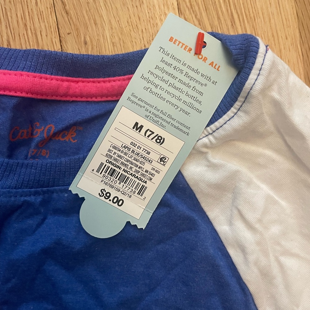 CAT AND JACK Girls 7 Shirt Bundle - Picture 3 of 4